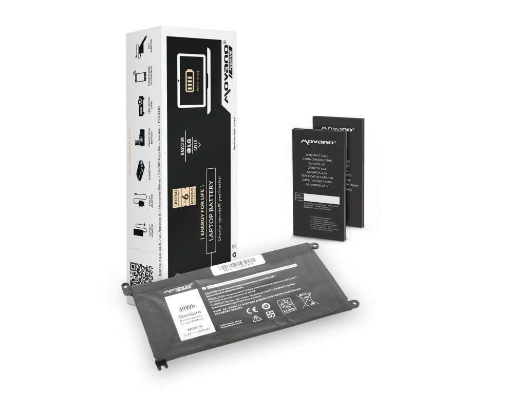 Bateria Movano Premium do Dell Vostro 14 (5468), Inspiron 15 (5568)