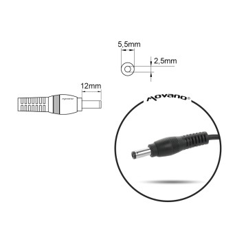 Zasilacz Movano 19v 6.3a (5.5x2.5) 120W do Asus, Toshiba, MSI, itd