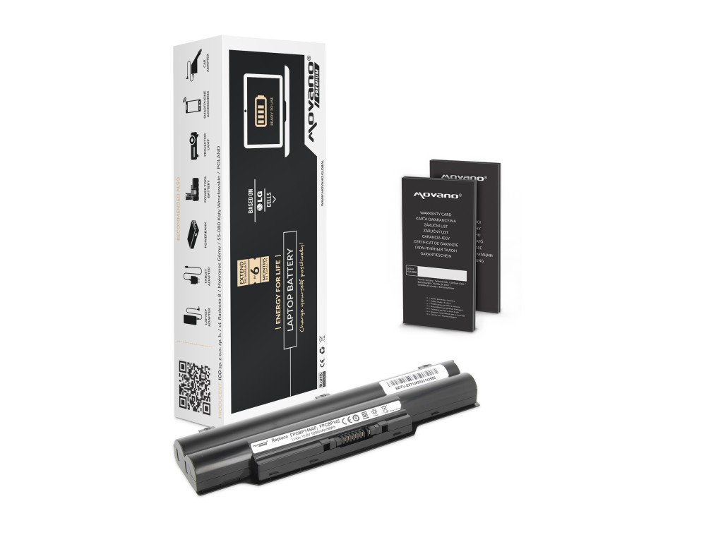 Bateria Movano Premium do Fujitsu E8310, S7110