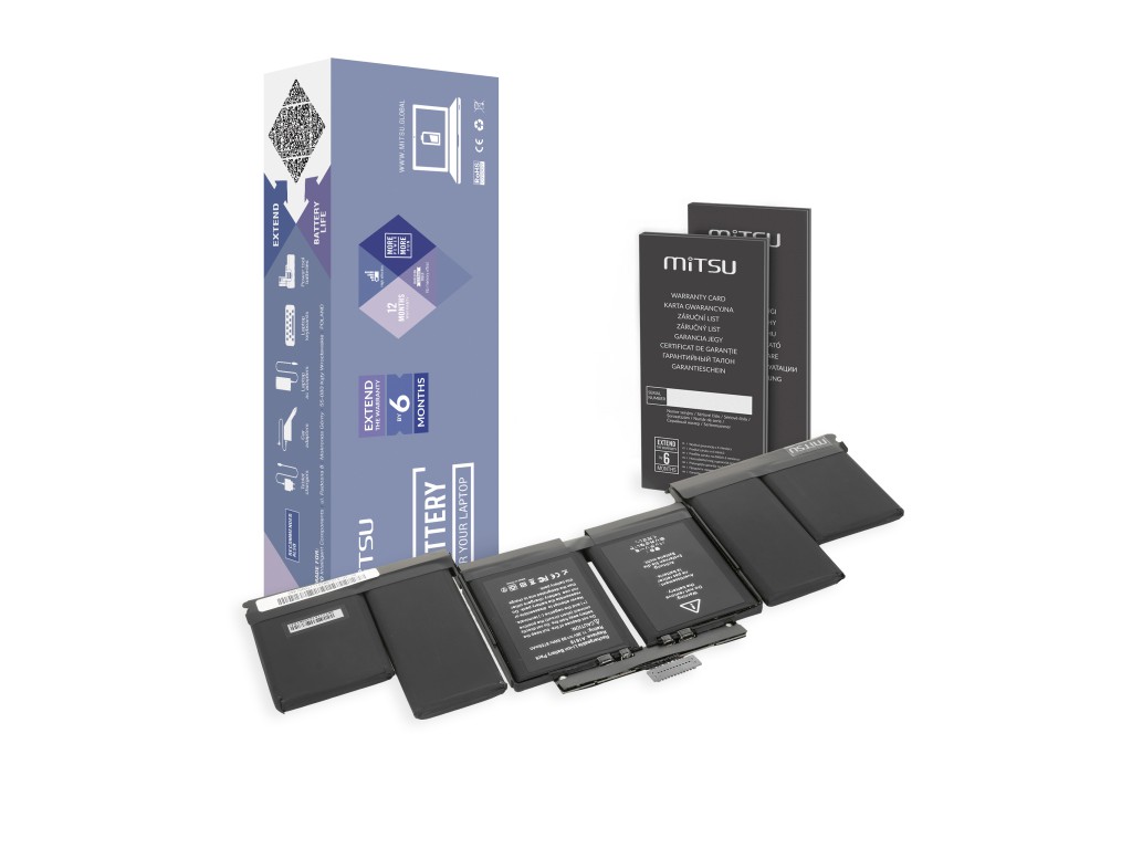 Bateria Mitsu do Apple MacBook Pro A1398 15" - A1618 (2015 r.)