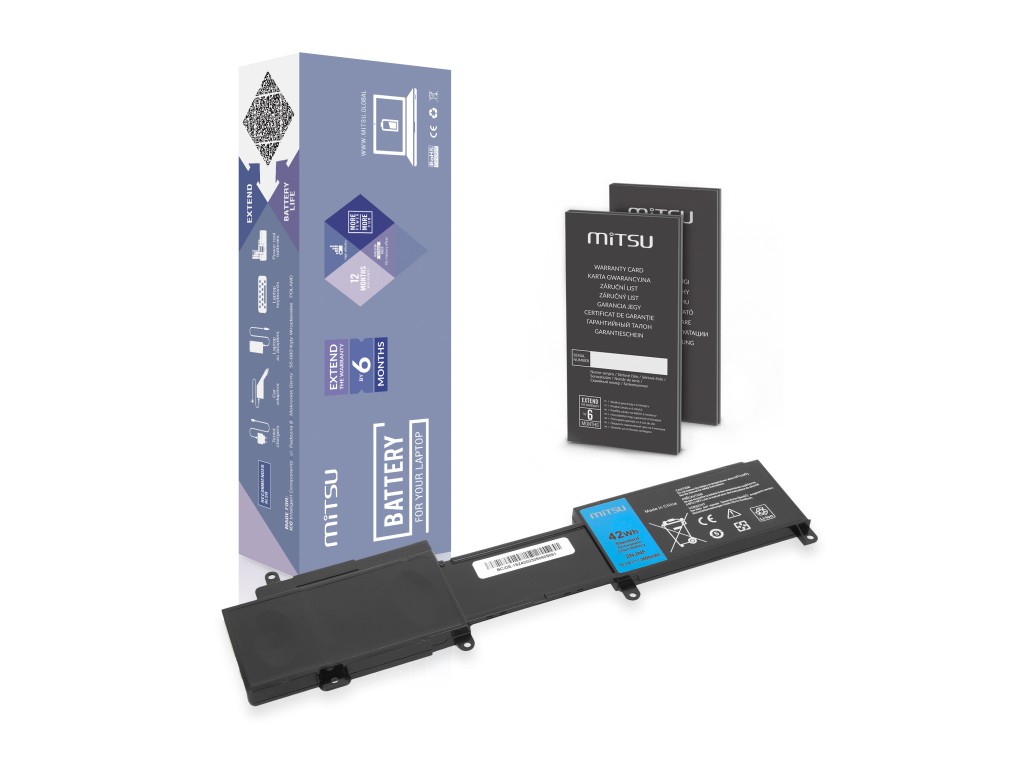 Bateria Mitsu do Dell Inspiron 14Z (5423) 15Z (5523), P35G