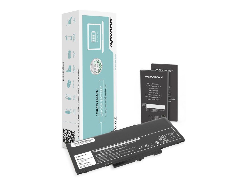 Bateria Movano do Dell Latitude E7270, E7470 (5800mAh)
