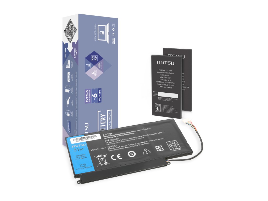 Bateria Mitsu do Dell Vostro 5460, 5480, 5560, P34F
