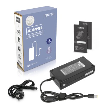 Zasilacz Mitsu 20v 8.5a (prostokątny 11.0x4.5 pin - Yoga) 170W do Lenovo Zasilacz Mitsu 20v 8.5a (prostokątny 11.0x4.5 pin - Yoga) 170W do Lenovo