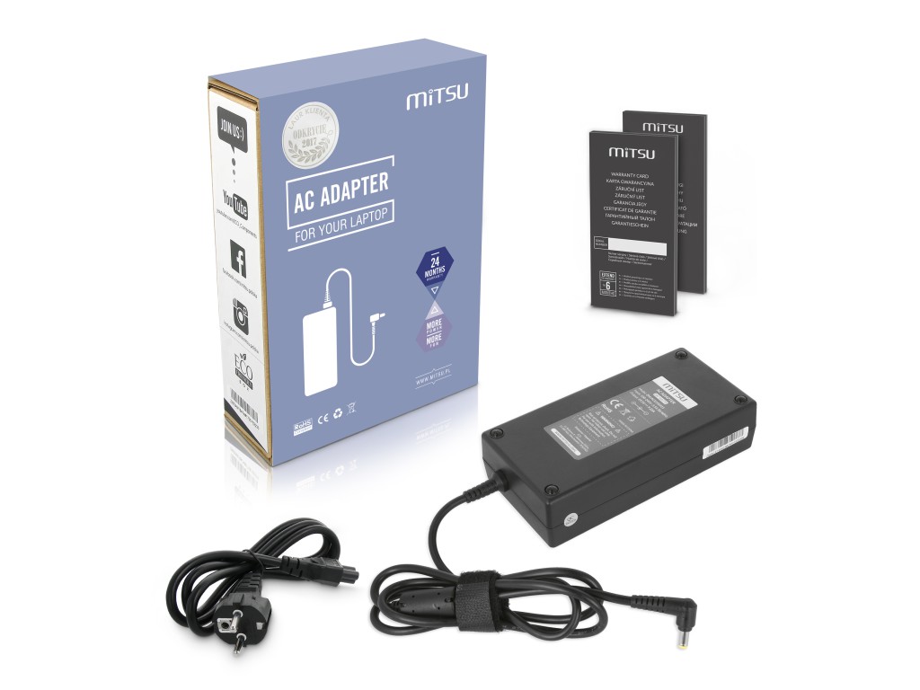 Zasilacz Mitsu 19.5v 9.23a (5.5x1.7) 180W do Acer