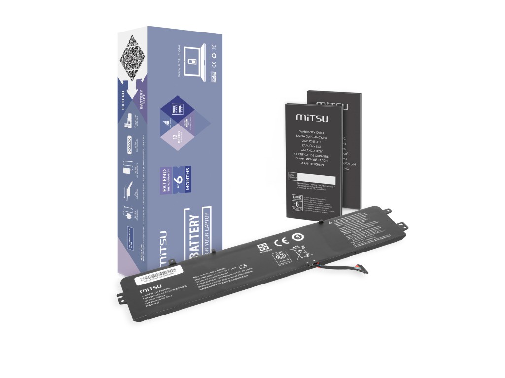 Bateria Mitsu do Lenovo IdeaPad 700-15, Y520