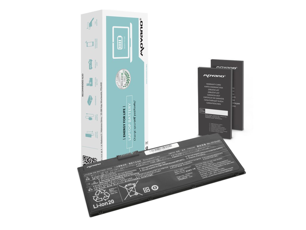 Bateria Movano do Fujitsu LifeBook U758
