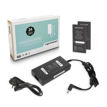 Zasilacz Movano 19.5v 11.8a (7.4x5.0 pin) 230W do Acer Zasilacz Movano 19.5v 11.8a (7.4x5.0 pin) 230W do Acer