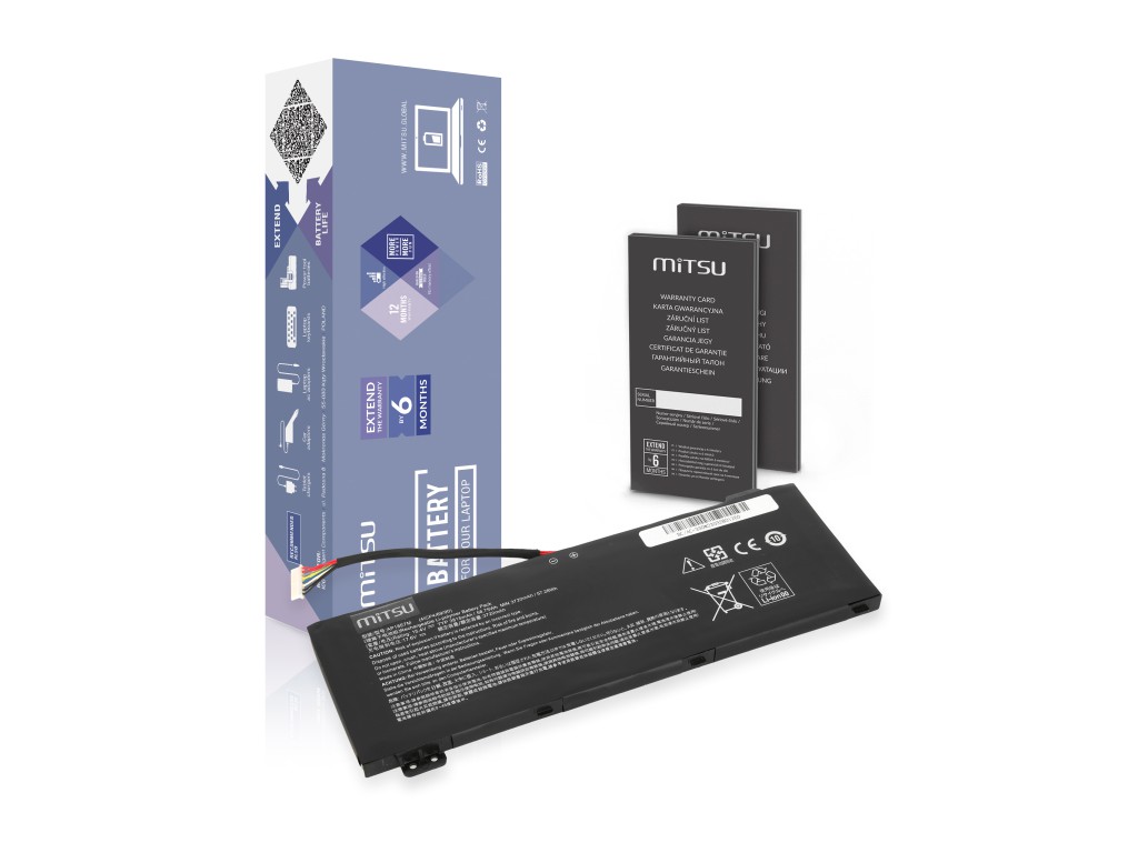 Bateria Mitsu do Acer Predator Helios 300, Nitro 5 7