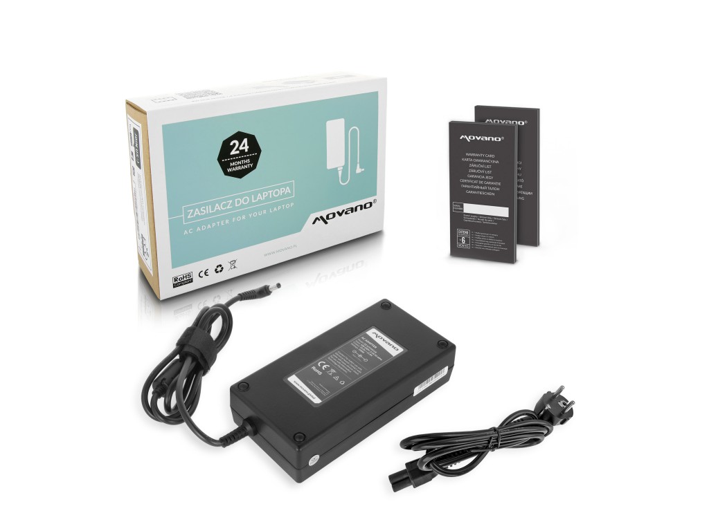 Zasilacz Movano 19.5v 11.8a (5.5x2.5) 230W do Asus, MSI