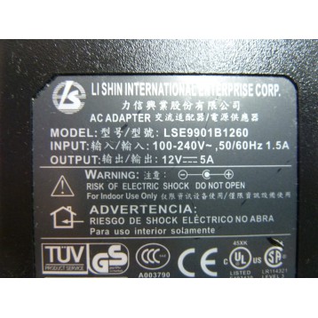 ZASILACZ IMPULS. 12V 5A 60W DO KAMER DIÓD LED