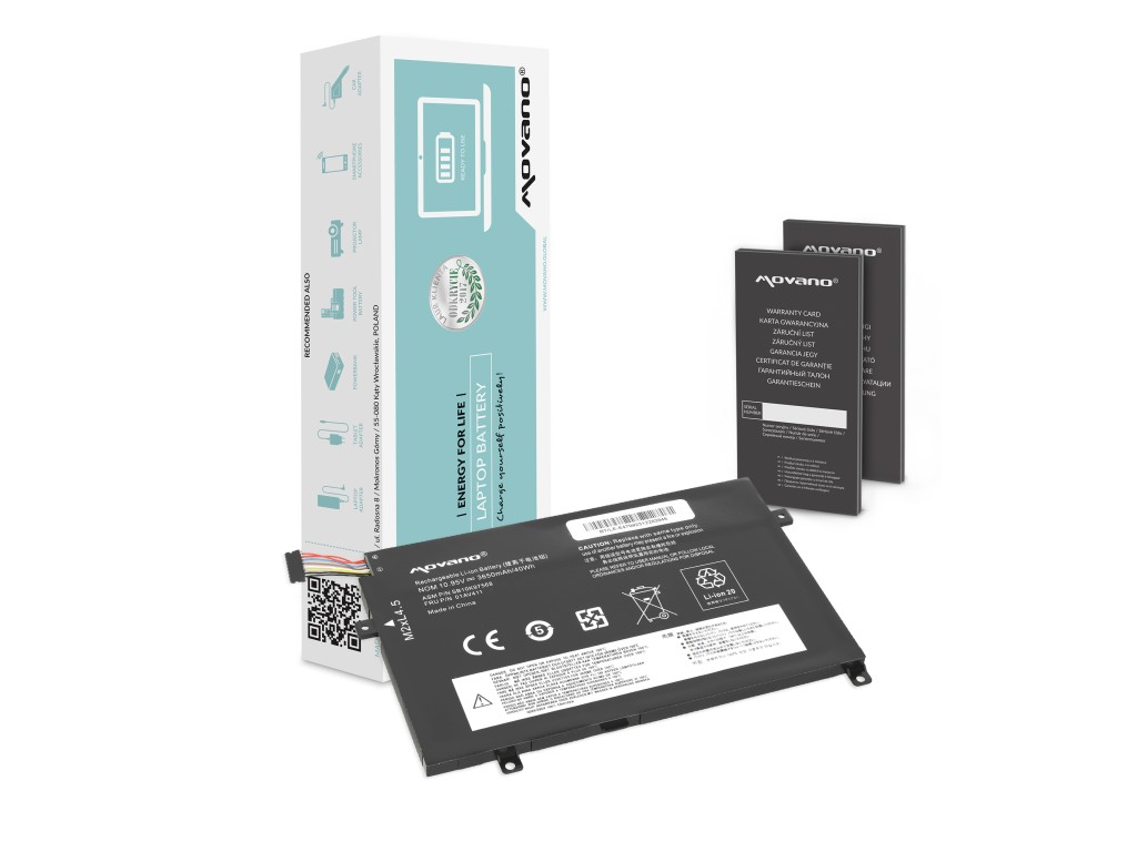 Bateria Movano do Lenovo ThinkPad E470, E475