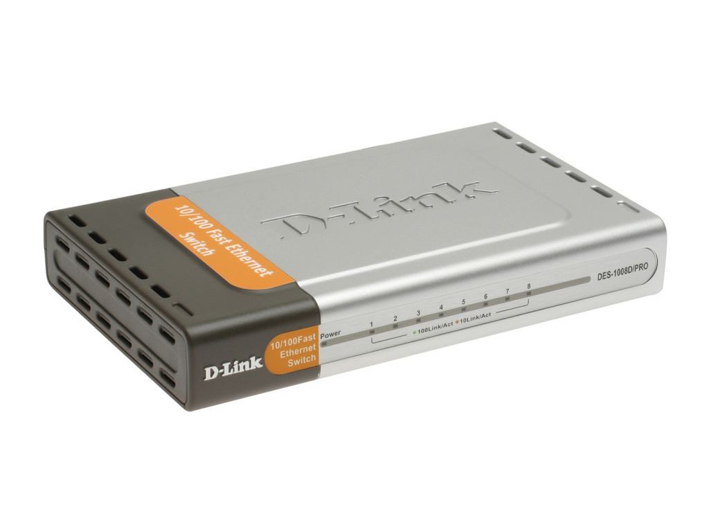 SWITCH D-Link  8 port DES-1008D GW