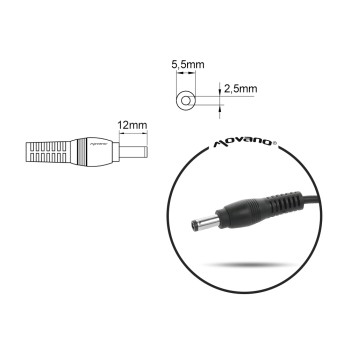 Zasilacz Movano 19v 6.3a (5.5x2.5) 120W do Asus, Toshiba, MSI, itd