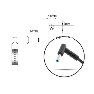 ładowarka / zasilacz  movano 19.5v 11.8a (4.5x3.0 pin) - asus