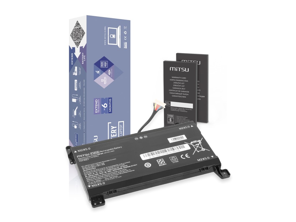 Bateria Mitsu do HP Omen 17-AN (12 PIN)