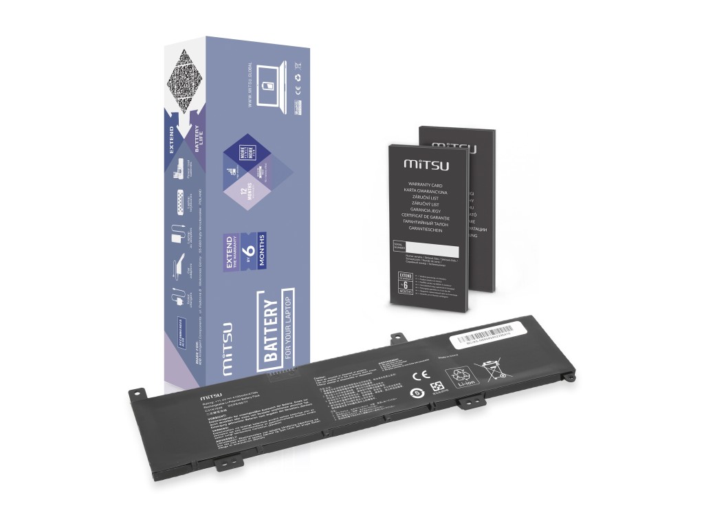 Bateria Mitsu do Asus N580VN, N580VD, NX580V, X580V