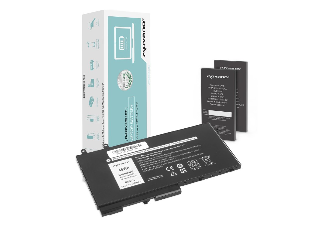 Bateria Movano do Dell Latitude 5400, 5410, 5500, 5510