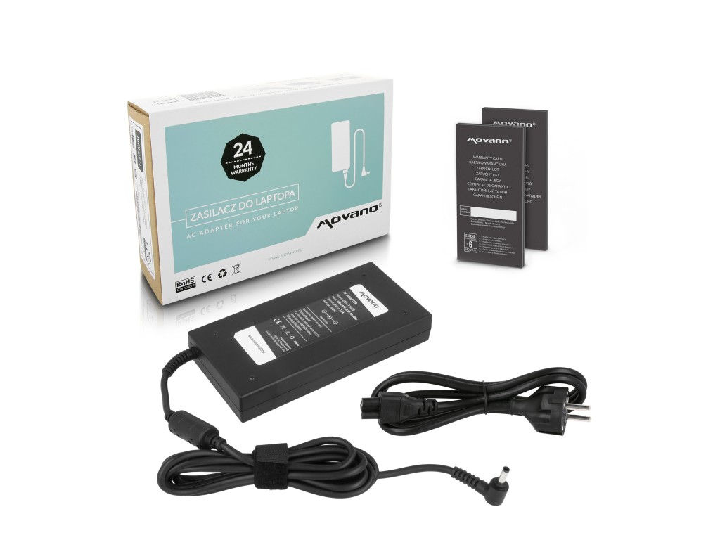 Zasilacz Movano 20v 10a (4.5x3.0) 200W do MSI