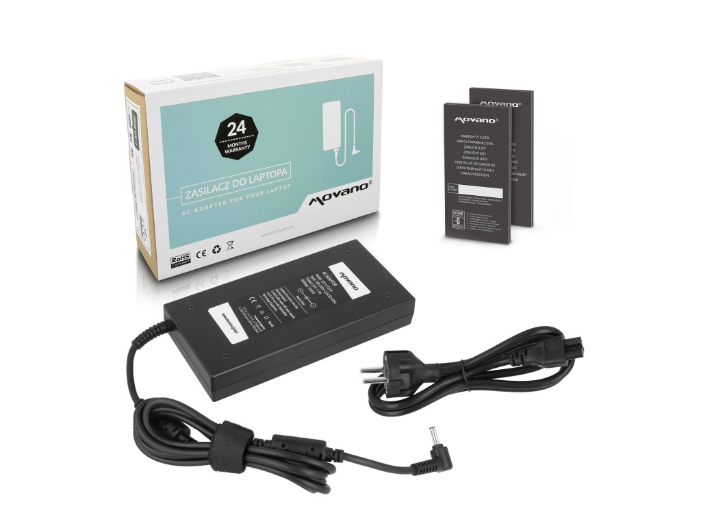 Zasilacz Movano 20v 9a (4.5x3.0) 180W do MSI