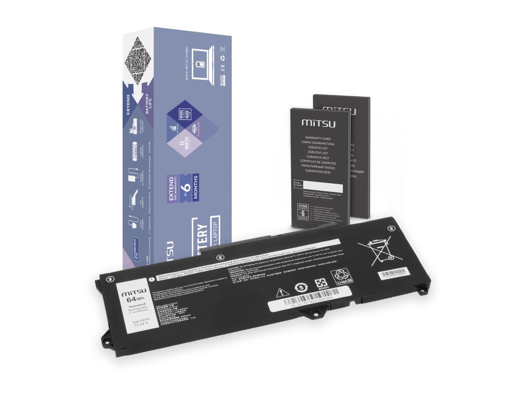 Bateria Mitsu do Dell Latitude 5421, 5521, Precision 3571, 3470