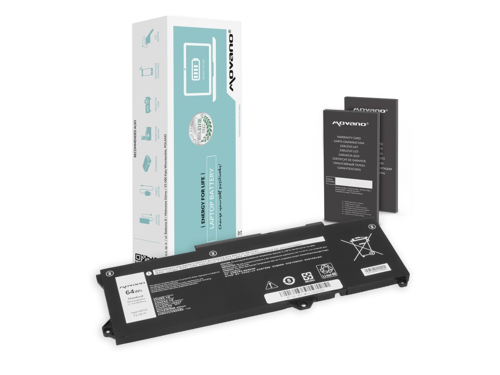 Bateria Movano do Dell Latitude 5421, 5521, Precision 3571, 3470