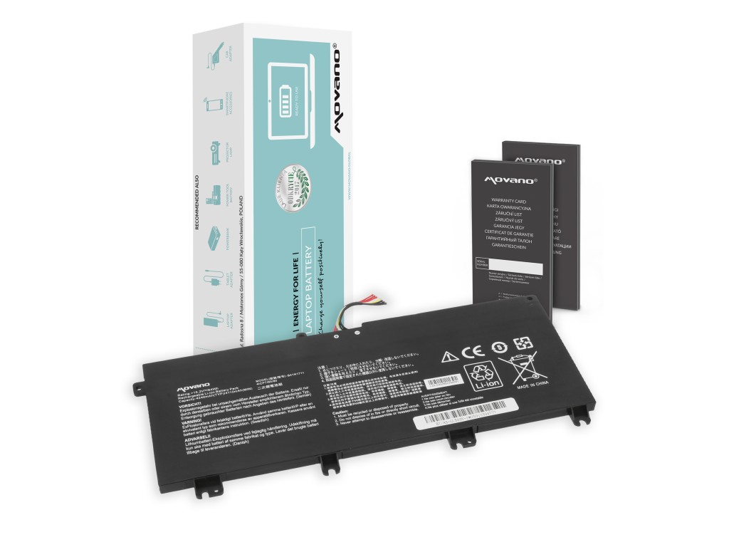 Bateria Movano do Asus TUF Gaming FX705D, FX705G, PX705G (długa taśma)