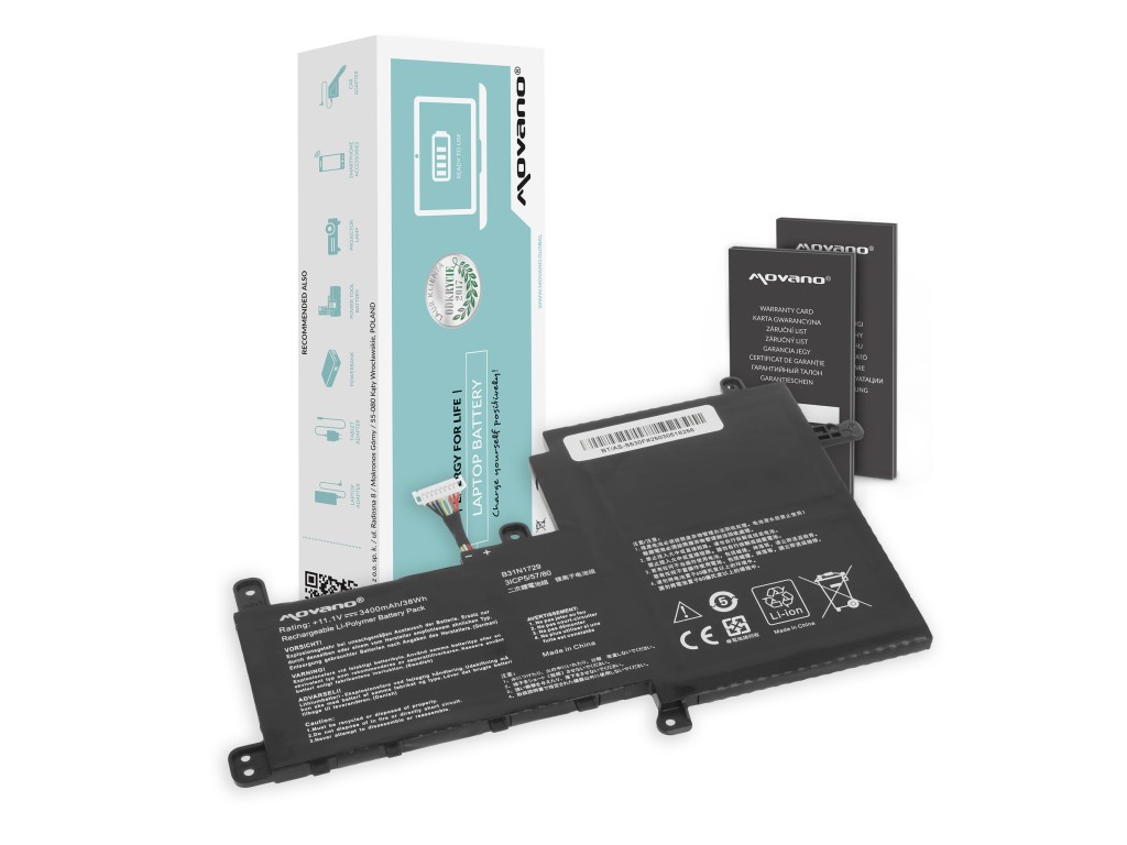 Bateria Movano do Asus Vivobook S15 S530F, S530U, S530UN