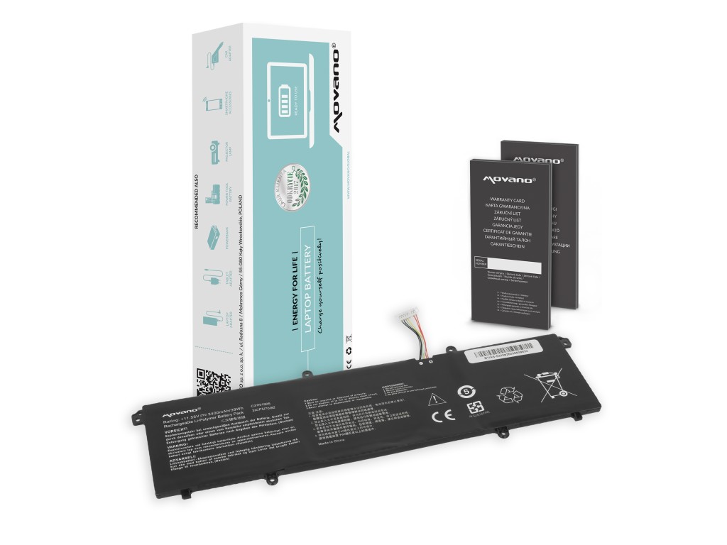 Bateria Movano do Asus VivoBook M413D, S333, X1704V