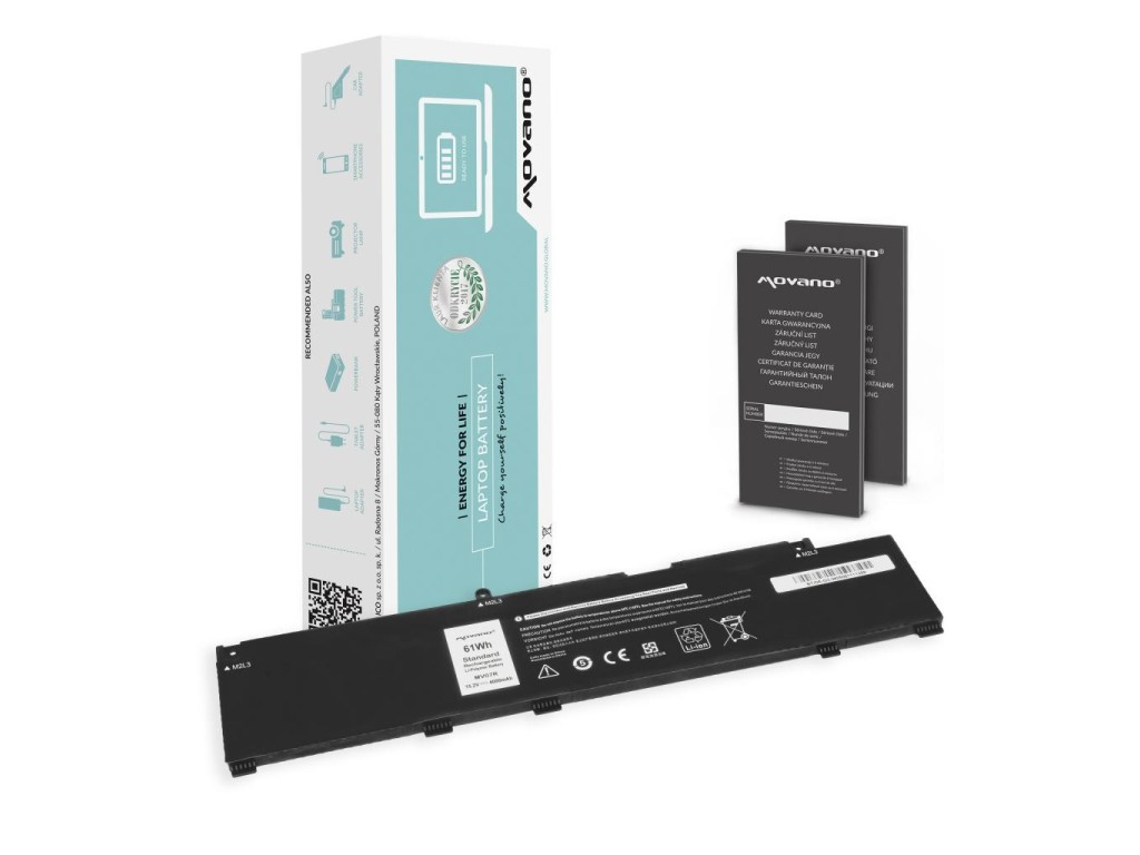 Bateria Movano do Dell G3 15 3500, G5 15 5500 - druga wersja